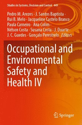 bokomslag Occupational and Environmental Safety and Health IV