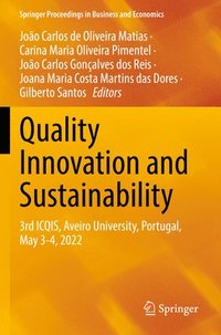bokomslag Quality Innovation and Sustainability