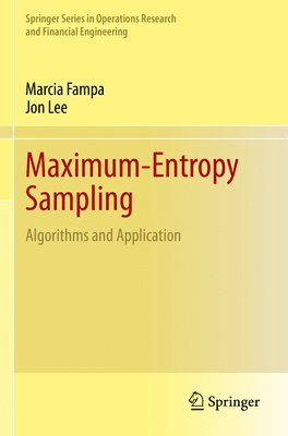 Maximum-Entropy Sampling 1