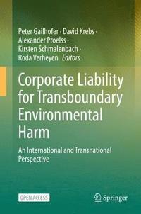 bokomslag Corporate Liability for Transboundary Environmental Harm