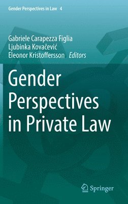 bokomslag Gender Perspectives in Private Law