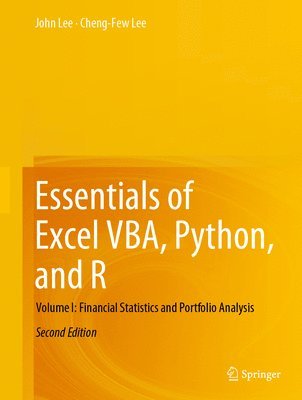 bokomslag Essentials of Excel VBA, Python, and R