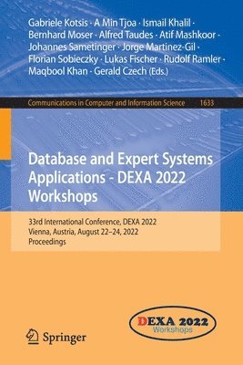Database and Expert Systems Applications - DEXA 2022 Workshops 1