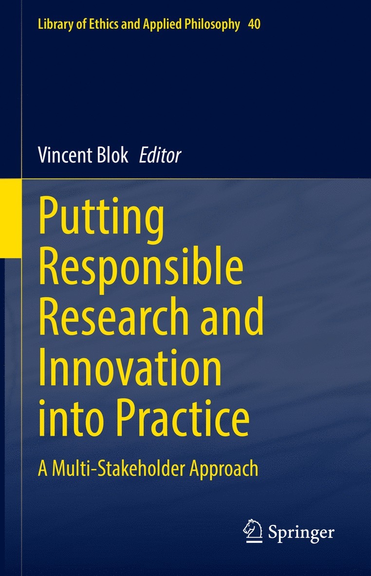 Vincent Blok - Putting Responsible Research and Innovation into Practice, Inbunden