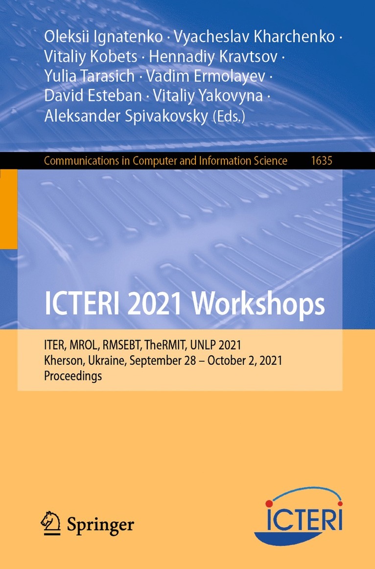 ICTERI 2021 Workshops 1