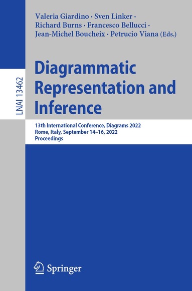 Valeria Giardino, Sven Linker, Richard Burns, Francesco Bellucci, Jean-Michel Boucheix, Petrucio Viana - Diagrammatic Representation and Inference, Häftad