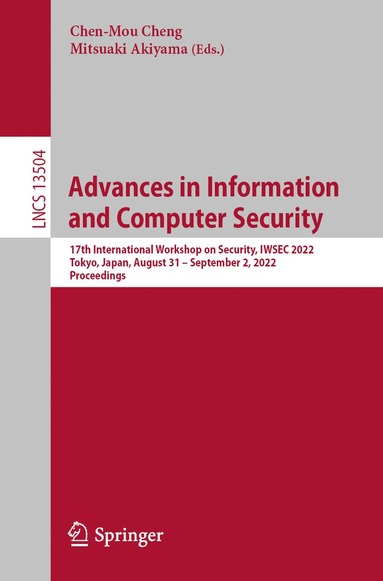 bokomslag Advances in Information and Computer Security