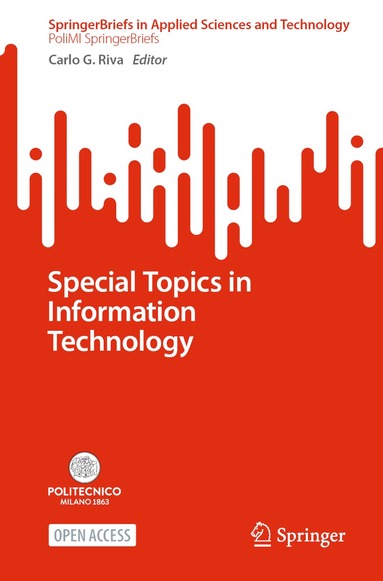 Carlo G. Riva - Special Topics in Information Technology, Häftad