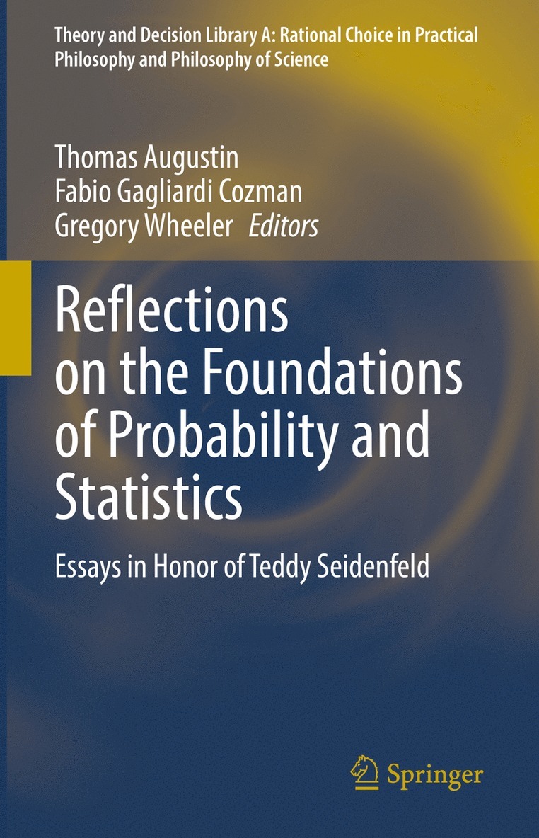 Reflections on the Foundations of Probability and Statistics 1