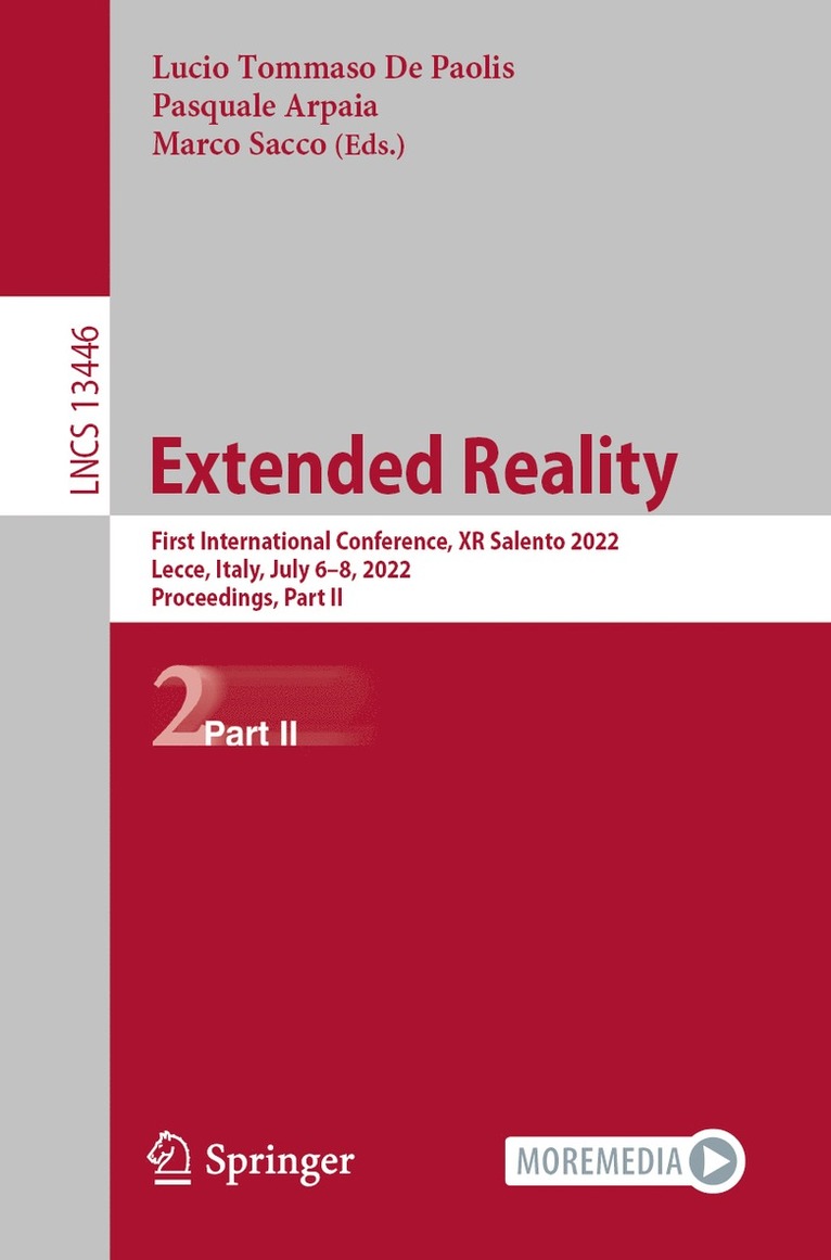 Lucio Tommaso De Paolis, Pasquale Arpaia, Marco Sacco - Extended Reality, Häftad