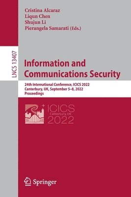 bokomslag Information and Communications Security