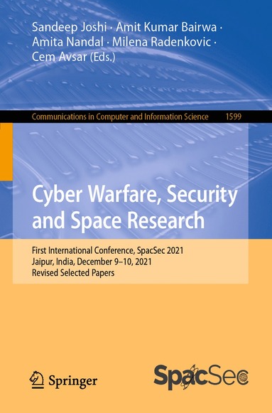 bokomslag Cyber Warfare, Security and Space Research