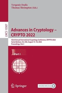 bokomslag Advances in Cryptology  CRYPTO 2022