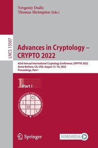 bokomslag Advances in Cryptology - CRYPTO 2022