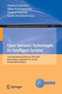 bokomslag Open Semantic Technologies for Intelligent Systems