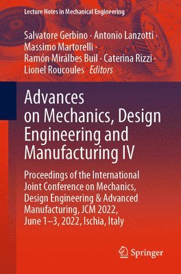 Advances on Mechanics, Design Engineering and Manufacturing IV 1