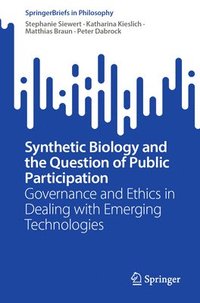 bokomslag Synthetic Biology and the Question of Public Participation