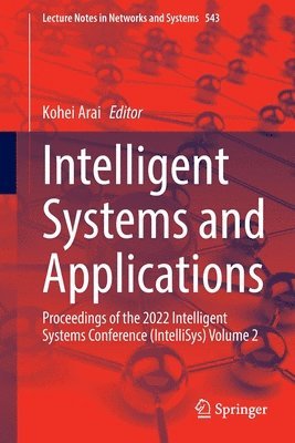 Kohei Arai - Intelligent Systems and Applications, Häftad