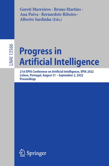 Goreti Marreiros, Bruno Martins, Ana Paiva, Bernardete Ribeiro, Alberto Sardinha - Progress in Artificial Intelligence, Häftad