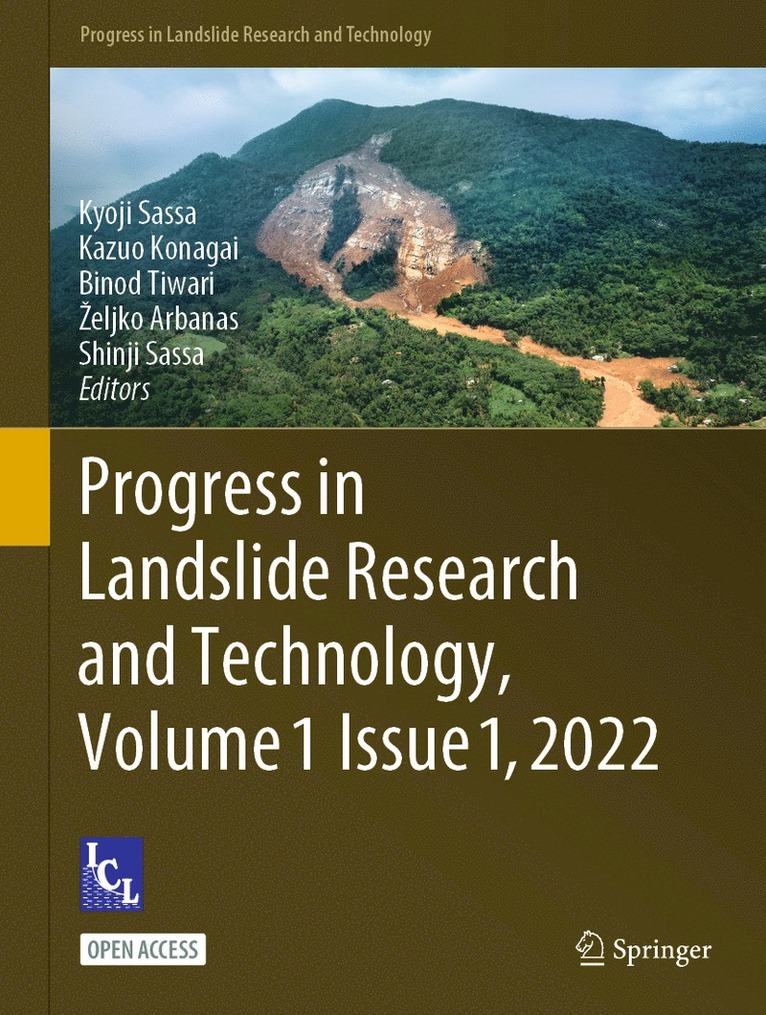 Progress in Landslide Research and Technology, Volume 1 Issue 1, 2022 1