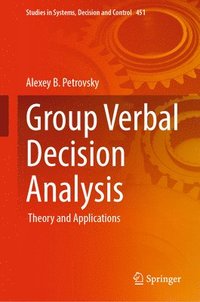 bokomslag Group Verbal Decision Analysis