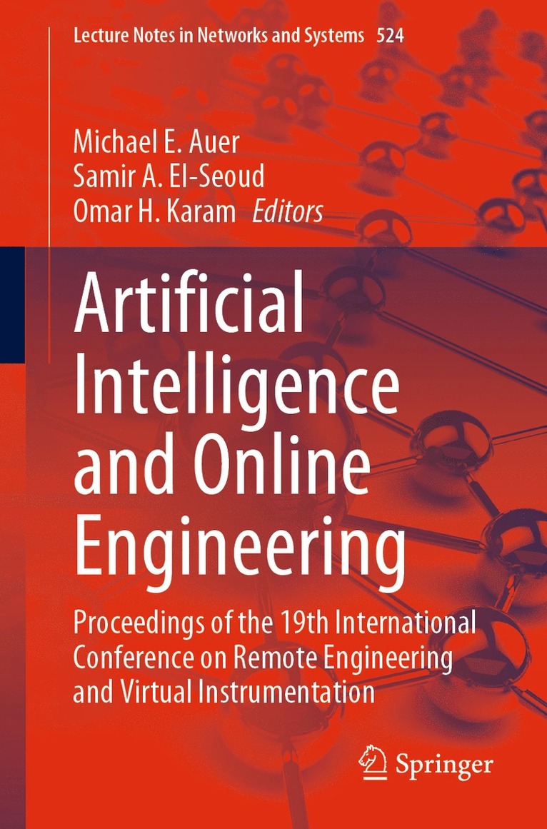 Michael E. Auer, Samir A. El-Seoud, Omar H. Karam - Artificial Intelligence and Online Engineering, Häftad