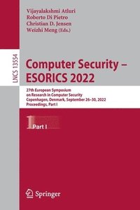 bokomslag Computer Security  ESORICS 2022