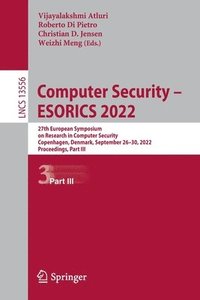 bokomslag Computer Security - ESORICS 2022