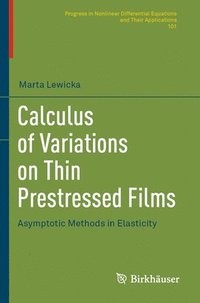 bokomslag Calculus of Variations on Thin Prestressed Films