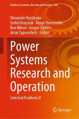 bokomslag Power Systems Research and Operation