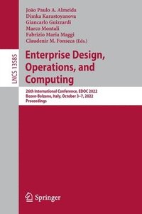 bokomslag Enterprise Design, Operations, and Computing