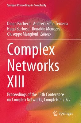 Complex Networks XIII 1