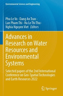 bokomslag Advances in Research on Water Resources and Environmental Systems