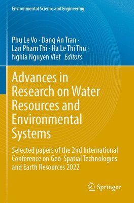 Advances in Research on Water Resources and Environmental Systems 1
