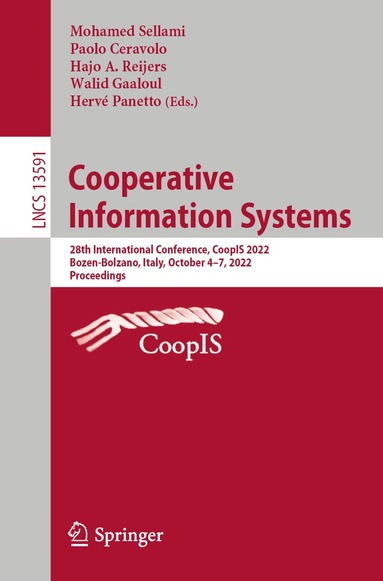 Mohamed Sellami, Paolo Ceravolo, Hajo A. Reijers, Walid Gaaloul, Hervé Panetto - Cooperative Information Systems, Häftad