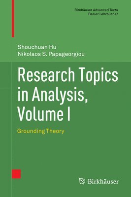 bokomslag Research Topics in Analysis, Volume I