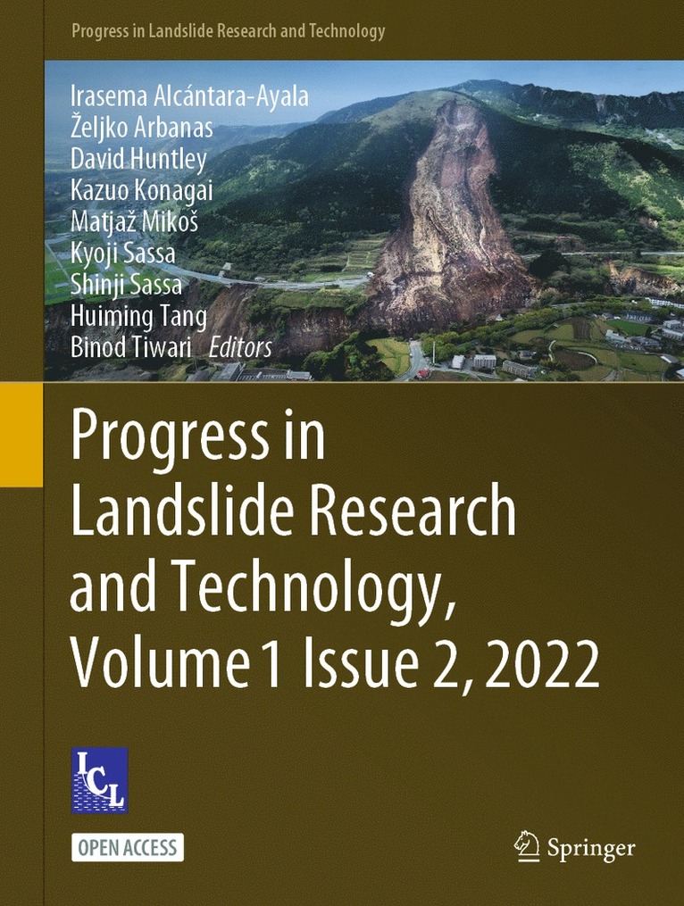 Progress in Landslide Research and Technology, Volume 1 Issue 2, 2022 1