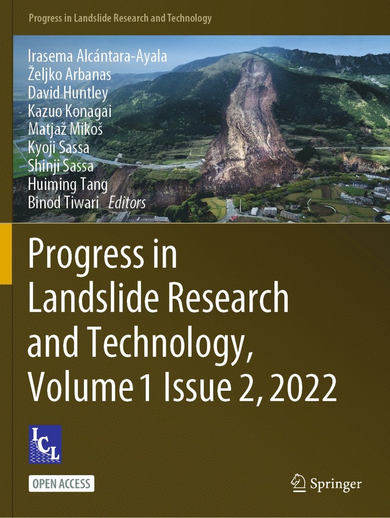 Progress in Landslide Research and Technology, Volume 1 Issue 2, 2022 1