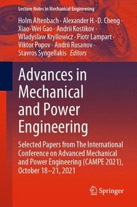 bokomslag Advances in Mechanical and Power Engineering