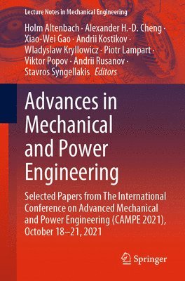 bokomslag Advances in Mechanical and Power Engineering