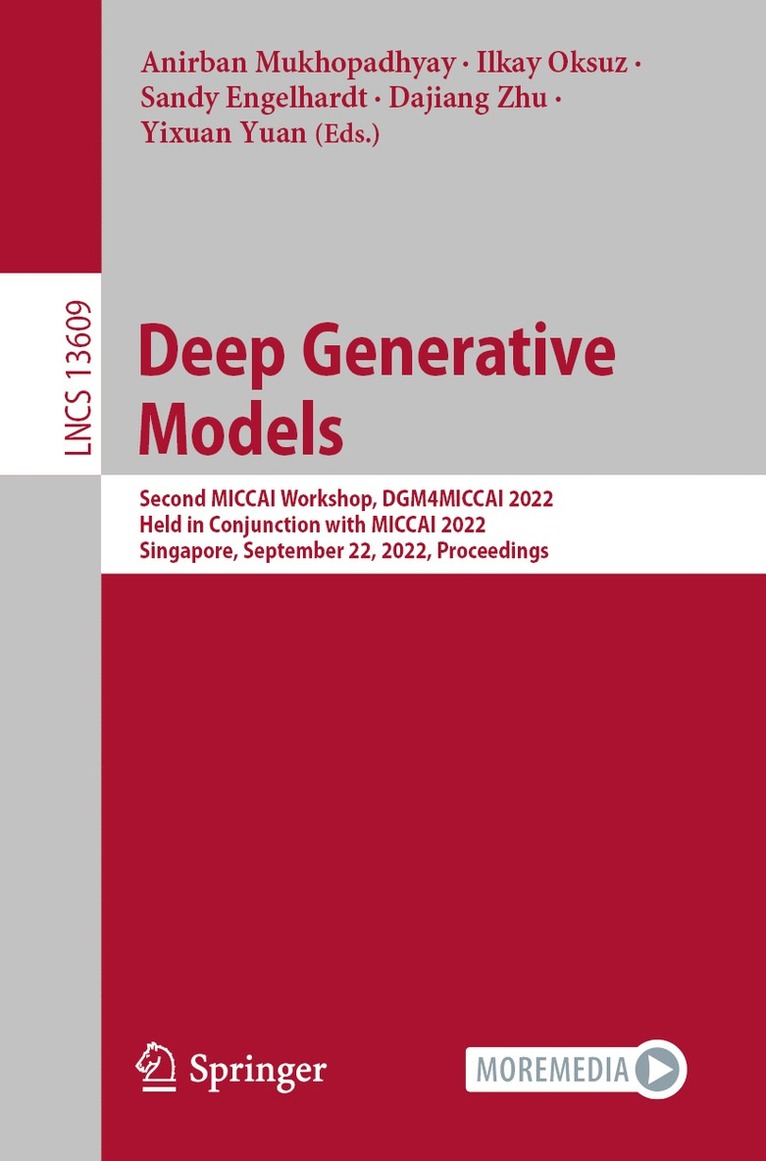 Anirban Mukhopadhyay, Ilkay Oksuz, Sandy Engelhardt, Dajiang Zhu, Yixuan Yuan - Deep Generative Models, Häftad