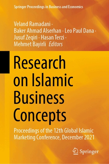 Veland Ramadani, Baker Ahmad Alserhan, Leo Paul Dana, Jusuf Zeqiri, Hasan Terzi, Mehmet Bayirli - Research on Islamic Business Concepts, Inbunden