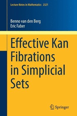 bokomslag Effective Kan Fibrations in Simplicial Sets