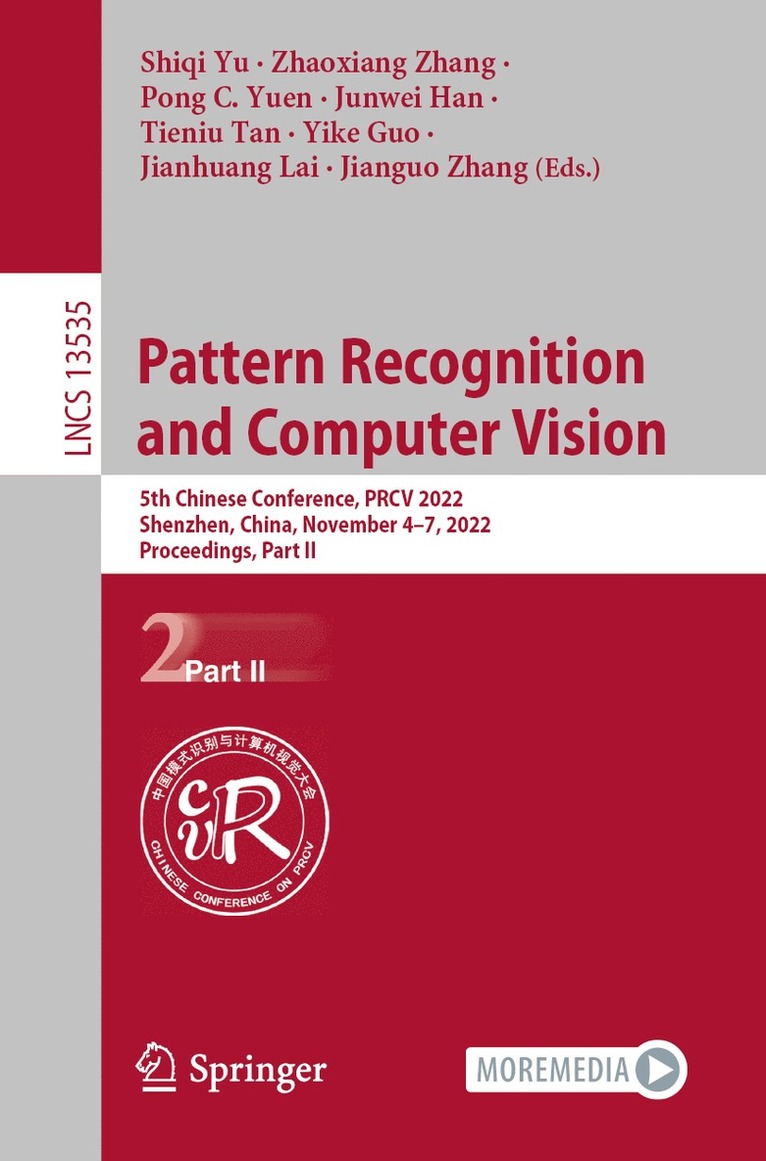 Shiqi Yu, Zhaoxiang Zhang, Pong C. Yuen, Junwei Han, Tieniu Tan, Yike Guo, Jianhuang Lai, Jianguo Zhang - Pattern Recognition and Computer Vision, Häftad