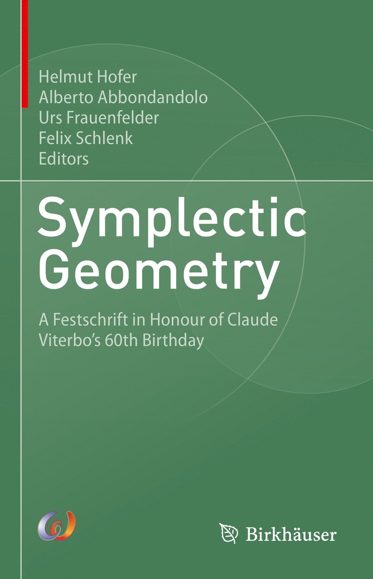 Helmut Hofer, Alberto Abbondandolo, Urs Frauenfelder, Felix Schlenk - Symplectic Geometry, Inbunden