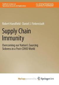 bokomslag Supply Chain Immunity
