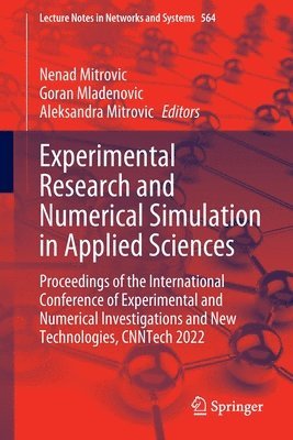 Experimental Research and Numerical Simulation in Applied Sciences 1