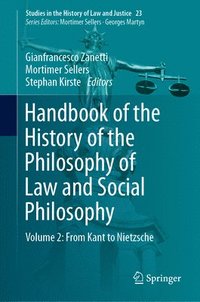bokomslag Handbook of the History of the Philosophy of Law and Social Philosophy