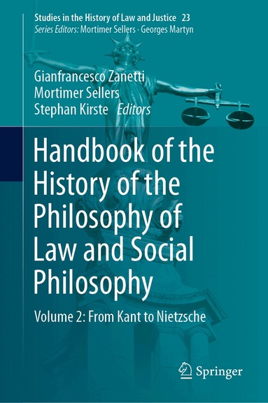 Gianfrancesco Zanetti, Mortimer Sellers, Stephan Kirste - Handbook of the History of the Philosophy of Law and Social Philosophy, Inbunden