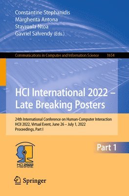 bokomslag HCI International 2022 - Late Breaking Posters